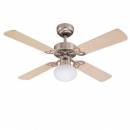 Westinghouse Vegas Aluminium Light maple Ceiling Fan